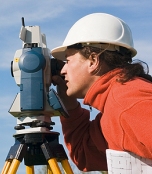 surveyor working